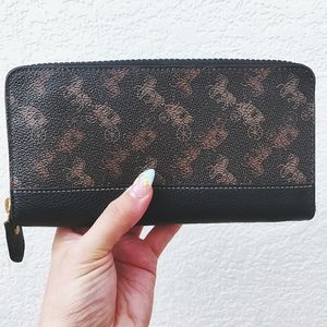 Coach Accordion Zip Wallet